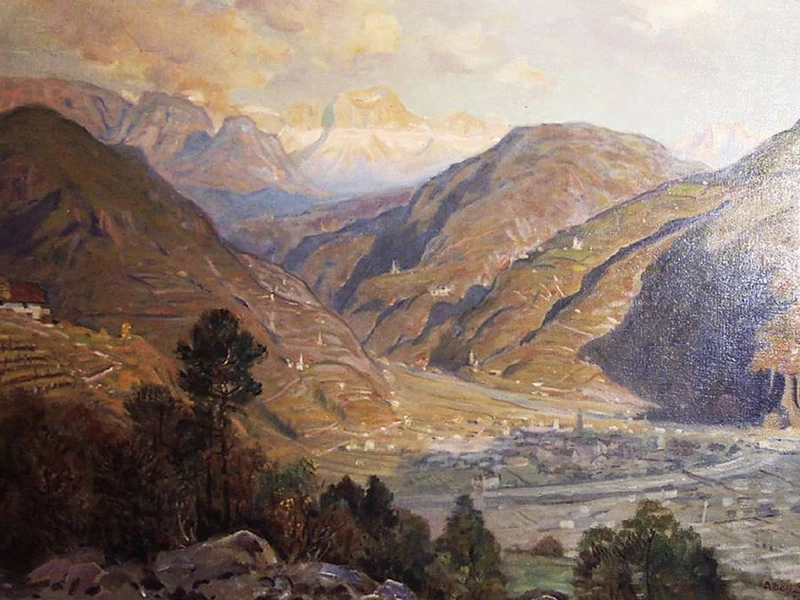 1875 - Albert Stolz - Veduta di Bolzano